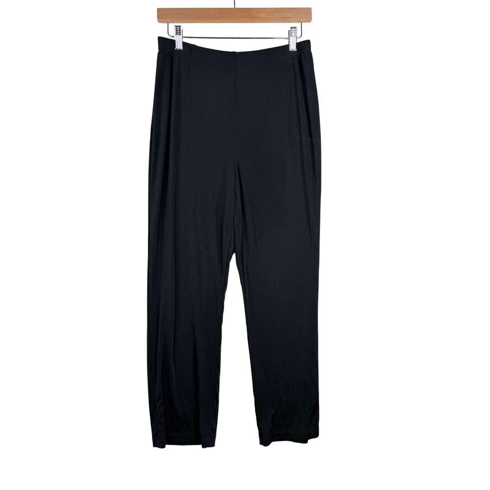 Chico's Easy Wear Women's Pull On Elastic Waist Pants size 2 Short (US L) Black